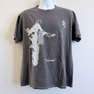 Metro Boomin Heroes & Villains Album Graphic T-Shirt Mens Medium Charcoal Gray